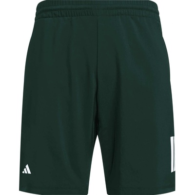 adidas CLUB 3STR SHORT tmavo zelená biela
