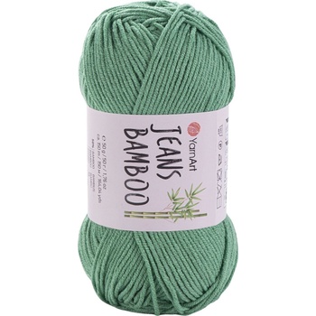 YARNART Jeans Bamboo 138 Petrol Green Плетива прежда (Jeans Bamboo 138)