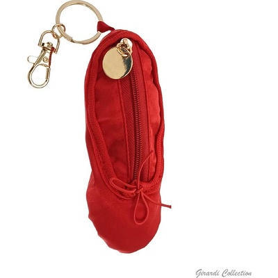 Klíčenka Girardi na zip baletní špička F490327.2, červená
