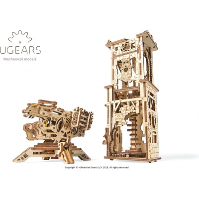 Ugears 3D puzzle Archbalista a Veža 292 ks