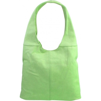 Barebag dámska shopper kabelka cez rameno svetlo zelená