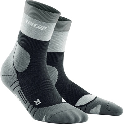CEP Vysoké outdoorové ponožky LIGHT MERINO dámske marineblue/grey II stonegrey / grey