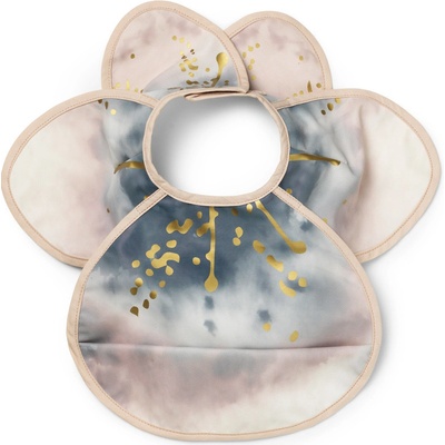 ELODIE DETAILS pogumovaný bryndák s kapsou BABY BIB Embedding Bloom