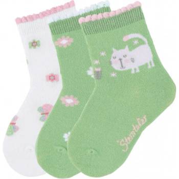 Image 1 of Sterntaler Комплект детски чорапи Sterntaler - С кoтета, 27/30, 5-6 години, 3 чифта (8322025-200)