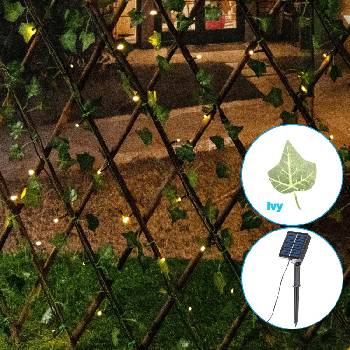 Aigostar - LED соларен гирлянд 148xLED/2x1, 2m IP65 топла бяла ivy (AI1629)