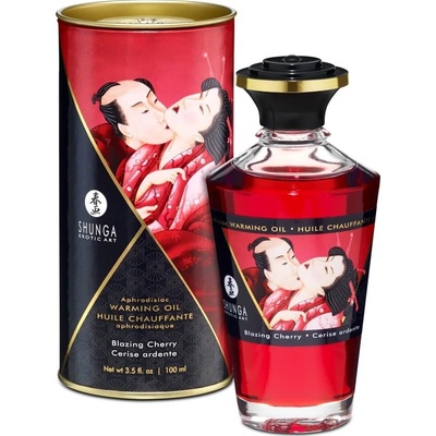 Shunga Aphrodisiac Warming Oil Blazing Cherry 100 ml