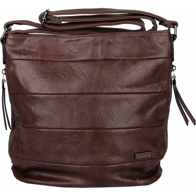Romina & Co Středně velká crossbody kabelka D600 hnědá