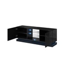 Cama meble Cama ТВ шкаф QIU 160 МДФ черен гланц/черен гланц (QIU 160CZ)