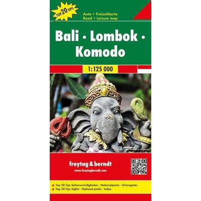 Autokarte Bali - Lombok - Komodo 1:125.000