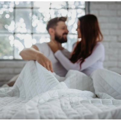 SleepLab. Zátěžová deka Cotton 10 kg 140x200 – Zboží Dáma