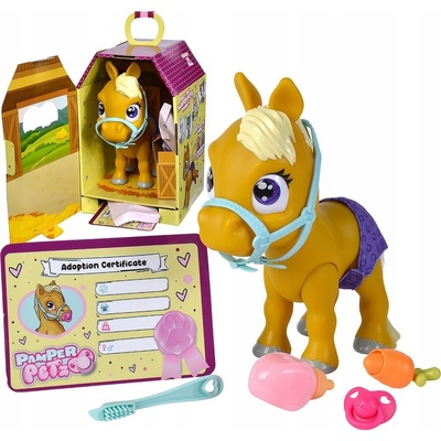Pamper Petz Interaktivní poník Z PLENKOVÉHO GANGU Pije Robi Simba