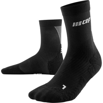 CEP Ultralight Mid Cut Compression Socks black/grey