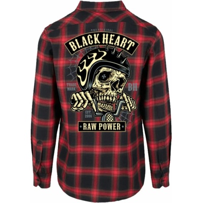 Black heart мъжка риза black heart - raw power - ЧЕРВЕН - 9937