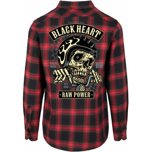 Black heart мъжка риза black heart - raw power - ЧЕРВЕН - 9937
