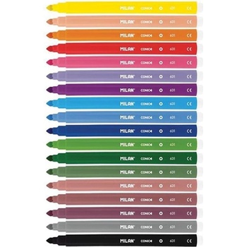MILAN Флумастери, 18 цвята в опаковка (1010180079)
