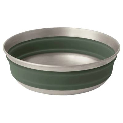 Купа Sea to Summit Detour Stainless Steel Collapsible Bowl - Laurel Wreath Green - размер Medium (532-2874-0311)