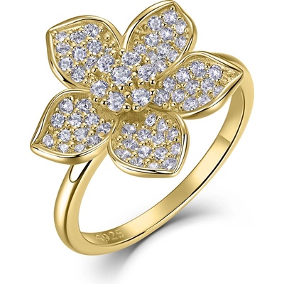 Olivie Stříbrný prsten BARBORKY GOLD 9722 Velikost prstenů 6