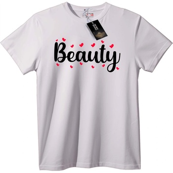 NOONEBRAND Тениска Красиви сърца - 2XL, Black