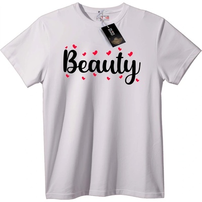 NOONEBRAND Тениска Красиви сърца - 2XL, Black