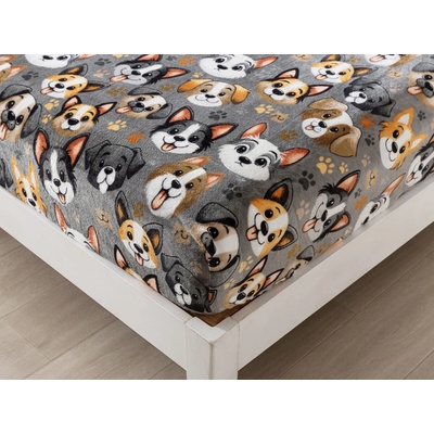 XPOSE Mikroplyš plachta DOGS Exclusive 90x200