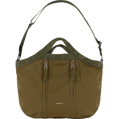Sandqvist Чанта за рамо Sandqvist Grid Crossbody Bag Shoulder bag - Olive - размер 13 l (510-6699-0211)