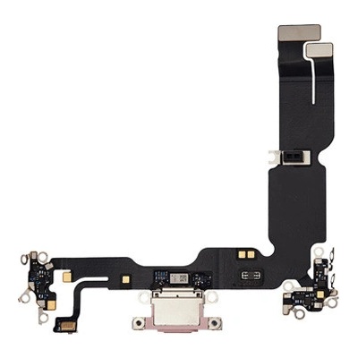 Apple iPhone 15 Plus - Nabíjecí Konektor + Flex Kabel (Pink), Pink