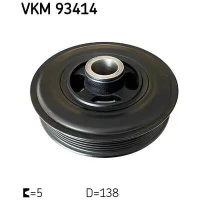 SKF Řemenice klikového hřídele SK VKM93414