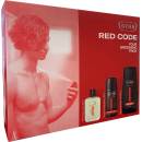 STR8 Red Code voda po holení 50 ml + deospray 150 ml + sprchový gel 250 ml dárková sada