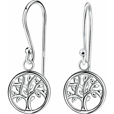 Nefertitis 36810 Stříbrné visací náušnice Strom života kruh NF64764 cca 24 mm, 1,4 g