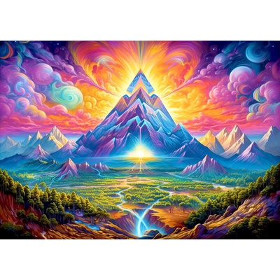 Enjoy - Puzzle Woodland Pyramids - 1 000 piese