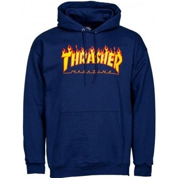 Thrasher Flame Hood mikina black