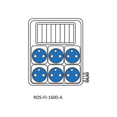 CB Elektro 6x250V možnosť istenia IP44 - ROS-FI 1600 A