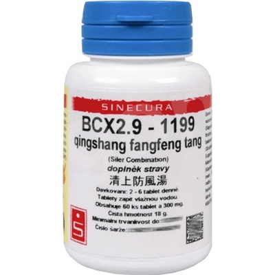 Sinecura BCX2.9-1199 qingshang fangfeng tang 60 tablet