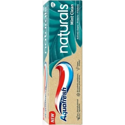 Aquafresh Naturals Mint Clean - Паста за зъби със свеж ментов вкус 75мл