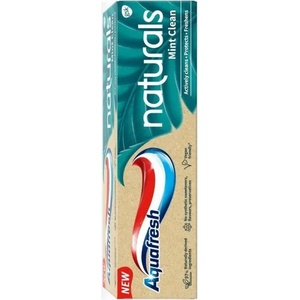 Aquafresh Naturals Mint Clean - Паста за зъби със свеж ментов вкус 75мл