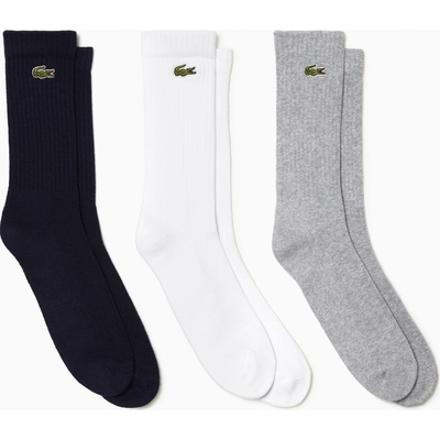 Lacoste ponožky Core Performance Socks Silver/White/Black