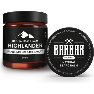 Barbar regenerační balzám na vousy Highlander 60 ml – Zboží Dáma