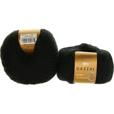 Gazzal Baby Alpaca 46037 černá