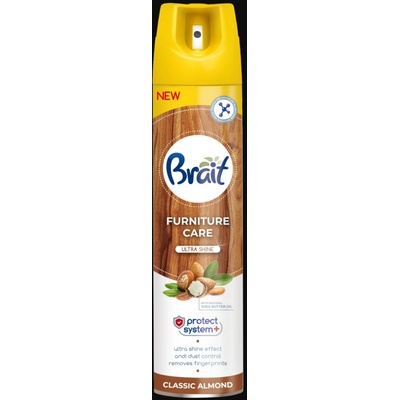 Brait Classic leštenka na nábytok mandle 350 ml