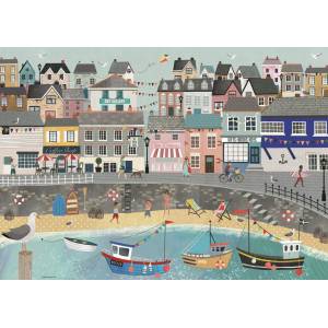 Ravensburger - Puzzle Quiet coastal harbor - 1 000 piese