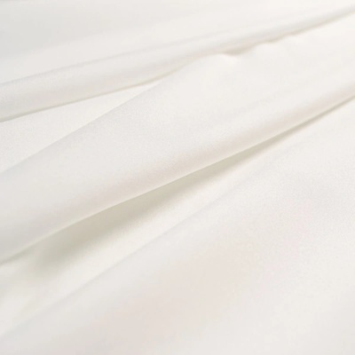Hladký šifón/ silky farba biela
