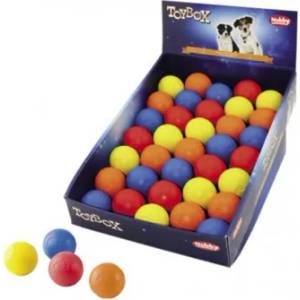 NOBBY Играчка Гумена топка - лапички със звук 5 см nobby Германия 67023