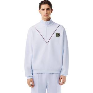 Lacoste Heritage 1/4 Zip Fleece - Phoenix Blue