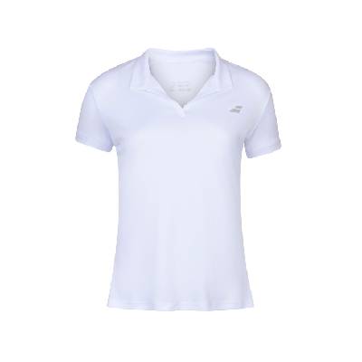 Блуза с яка Babolat Kids' Short-Sleeve Performance Polo Shirt - White