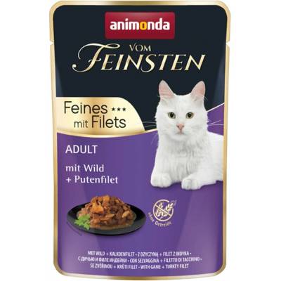 Animonda Vom Feinsten Adult Feine Filets zvěřina a krůtí filety 36x85 g