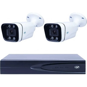 PNI House IP810 2x8MP 4K PoE NVR Комплект с 20м Кабели за Монтаж (PNI-IP810-2IP8)