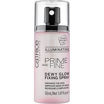 Catrice Prime & Fine Illuminating Dewy Glow Fixing Spray - Озаряващ фиксиращ спрей 50мл