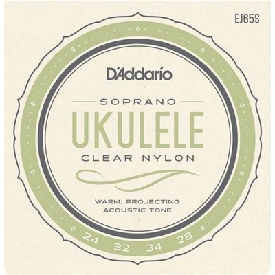 D'Addario EJ65S Струни за сопрано укулеле (EJ65S)