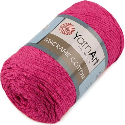 Stoklasa Pletací příze Macrame Cotton 250 g Balení: 1 ks, Varianta: 44 (771) vínová fuchsie 44 (771) vínová fuchsie