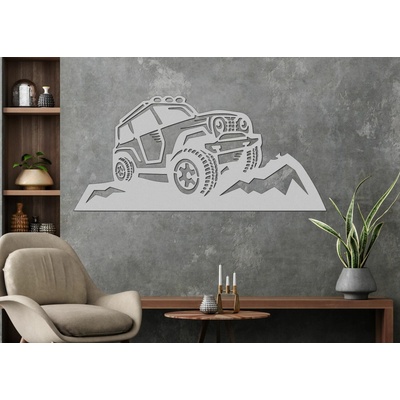 Drevený obraz na stenu – Off-road Buggy
